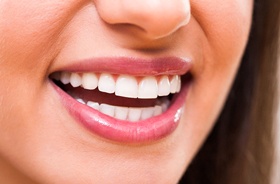 close-up of perfect teeth