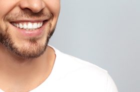 man’s attractive smile